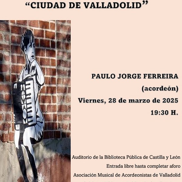 Jornadas del Acordéon "Cuidad de Valladolid" - Biblioteca Publica de Castilla y León