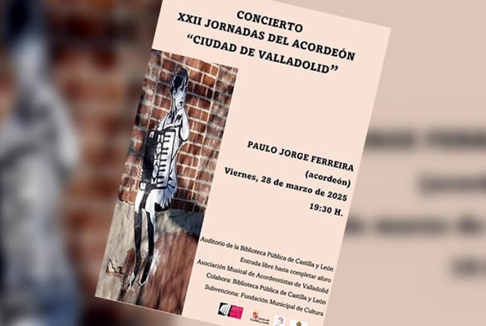 Jornadas del Acordéon "Cuidad de Valladolid" - Biblioteca Publica de Castilla y León