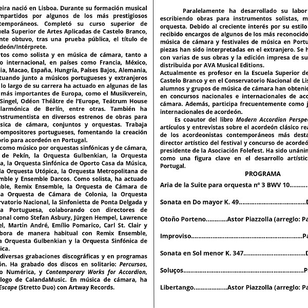 Jornadas del Acordéon "Cuidad de Valladolid" - Biblioteca Publica de Castilla y León