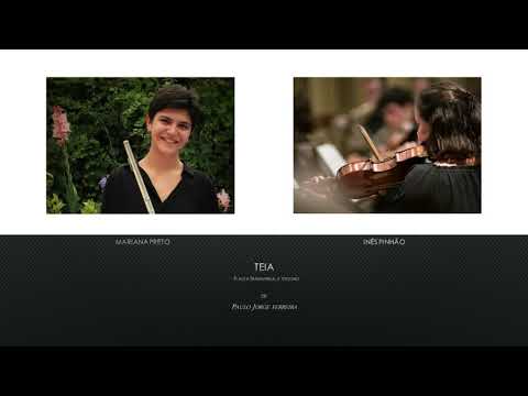 Teia - Paulo Jorge Ferreira, duo for flute and violin